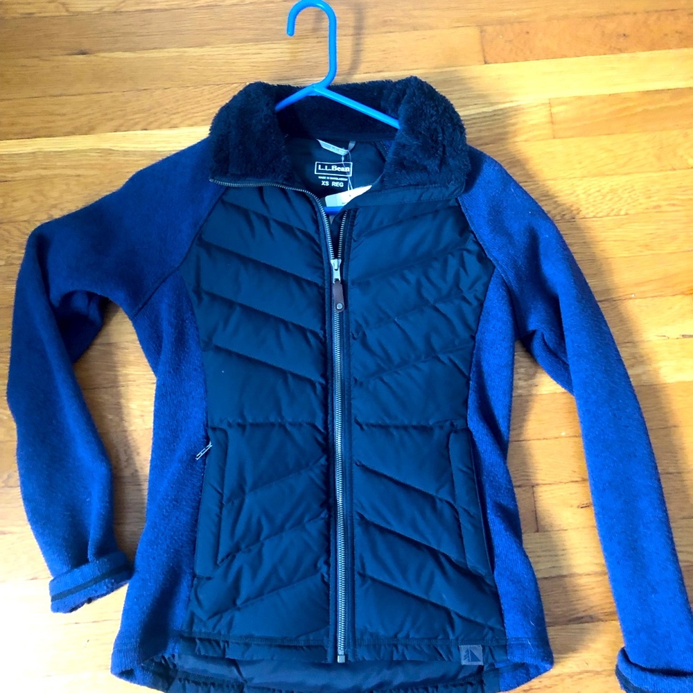 LL Bean Downtek warm jacket NWT size XS